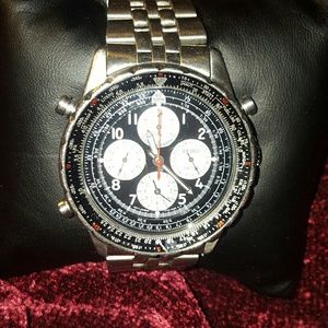 Rare 1980s Seiko Flightmaster Pilot 7T34 Watch